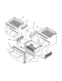 Freezer Door Parts parts for Jenn-Air Bottom-Mount Refrigerator JFX2897DRP02 from AppliancePartsPros.com