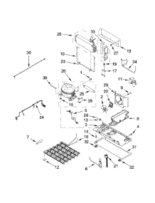 Unit Parts parts for Jenn-Air Bottom-Mount Refrigerator JFX2897DRP02 from AppliancePartsPros.com