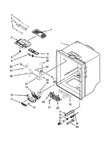 Refrigerator Liner Parts parts for Jenn-Air Bottom-Mount Refrigerator JFC2089BEP00 from AppliancePartsPros.com