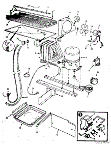 Refrigerator / Unit Compartment & System parts for Jenn-Air Top-Mount Refrigerator JRTI214B/M8C02A from AppliancePartsPros.com