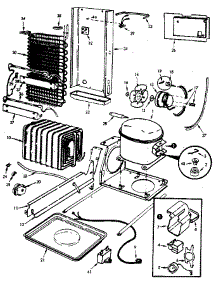 Unit Compartment & System parts for Jenn-Air Side-By-Side Refrigerator JRSD224B/M7N07A from AppliancePartsPros.com