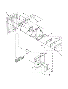 Dispenser Front Parts parts for Jenn-Air Side-By-Side Refrigerator JS42PPDUDB16 from AppliancePartsPros.com