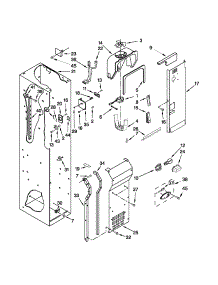 Freezer Liner And Air Flow Parts parts for Jenn-Air Side-By-Side Refrigerator JS42PPDUDB16 from AppliancePartsPros.com