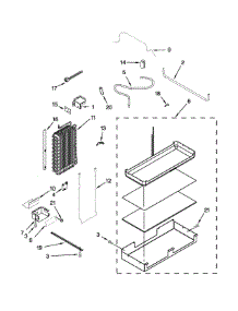 Lower Unit And Tube Parts parts for Jenn-Air Side-By-Side Refrigerator JS42PPDUDB20 from AppliancePartsPros.com