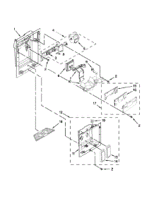 Dispenser Front Parts parts for Jenn-Air Side-By-Side Refrigerator JS42PPDUDB20 from AppliancePartsPros.com