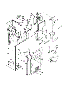 Freezer Liner And Air Flow Parts parts for Jenn-Air Side-By-Side Refrigerator JS42PPDUDB20 from AppliancePartsPros.com