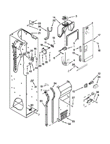 Freezer Liner And Air Flow Parts parts for Jenn-Air Side-By-Side Refrigerator JS48PPDUDB16 from AppliancePartsPros.com