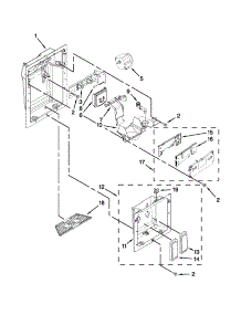 Dispenser Parts parts for Jenn-Air Side-By-Side Refrigerator JS48PPDUDB16 from AppliancePartsPros.com