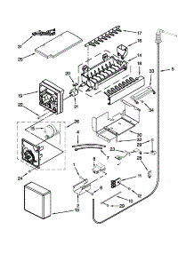 Icemaker Parts parts for Jenn-Air Side-By-Side Refrigerator JS48PPDUDB16 from AppliancePartsPros.com