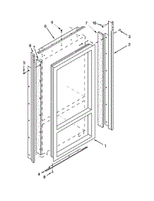 Cabinet Trim Parts parts for Jenn-Air Bottom-Mount Refrigerator JB36NXFXRW05 from AppliancePartsPros.com