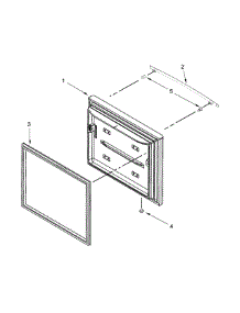 Freezer Door Parts parts for Jenn-Air Bottom-Mount Refrigerator JFC2290REM00 from AppliancePartsPros.com
