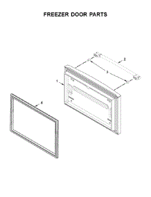 Freezer Door Parts parts for Maytag Bottom-Mount Refrigerator MFC2062FEZ02 from AppliancePartsPros.com