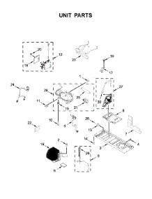 Unit Parts parts for Jenn-Air Bottom-Mount Refrigerator JFFCC72EFP00 from AppliancePartsPros.com