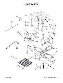 Unit Parts parts for Jenn-Air Bottom-Mount Refrigerator JFX2897DRP00 from AppliancePartsPros.com