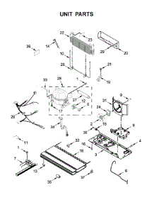 Unit Parts parts for Maytag Bottom-Mount Refrigerator MFI2269FRZ03 from AppliancePartsPros.com