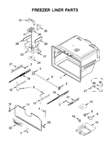 Freezer Liner Parts parts for Maytag Bottom-Mount Refrigerator MFI2269FRZ03 from AppliancePartsPros.com