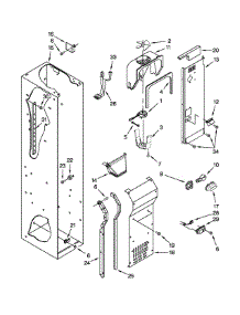 Freezer Liner And Air Flow Parts parts for Jenn-Air Side-By-Side Refrigerator JS48NXFXDW05 from AppliancePartsPros.com