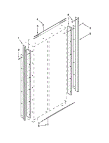 Cabinet Trim Parts parts for Jenn-Air Side-By-Side Refrigerator JS48NXFXDW05 from AppliancePartsPros.com