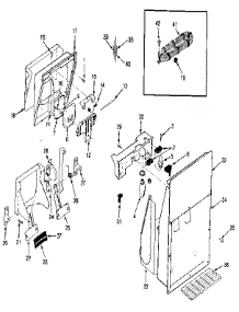 Ice & Water Dispenser parts for Jenn-Air Top-Mount Refrigerator JRTD226LB-MBJ84B from AppliancePartsPros.com