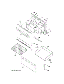 Door & Drawer Parts parts for Hot Point Electric Range RB526DH2CC from AppliancePartsPros.com