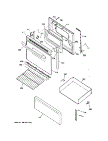 Door & Drawer Parts parts for Hot Point Electric Range RB536DP2WW from AppliancePartsPros.com