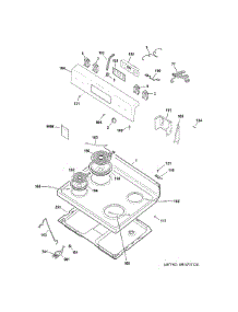 Control Panel & Cooktop parts for Hot Point Electric Range RBS360DM1WW from AppliancePartsPros.com