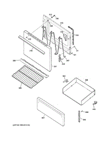 Door & Drawer Parts parts for Hot Point Electric Range RB525DH2BB from AppliancePartsPros.com