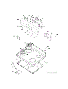 Control Panel & Cooktop parts for Hot Point Electric Range RB526DH3BB from AppliancePartsPros.com