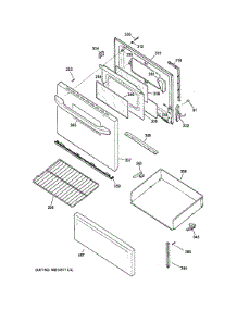 Door & Drawer Parts parts for Hot Point Electric Range RB526DP2BB from AppliancePartsPros.com