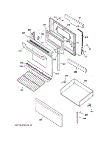 Door & Drawer Parts parts for Hot Point Electric Range RB560DH1BB from AppliancePartsPros.com