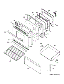 Door & Drawer Parts parts for Hot Point Electric Range RB790DR3WW from AppliancePartsPros.com