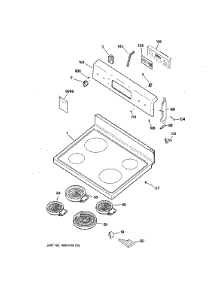 Control Panel & Cooktop parts for Hot Point Electric Range RB790DR3WW from AppliancePartsPros.com