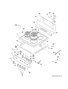 Control Panel & Cooktop parts for Hot Point Electric Range RA724K5WH from AppliancePartsPros.com