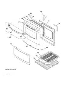 Door & Drawer Parts parts for Hot Point Electric Range RA824DD2WW from AppliancePartsPros.com