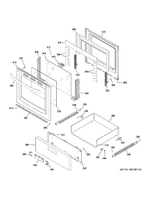 Door & Drawer Parts parts for Hot Point Electric Range RAS300DM1WW from AppliancePartsPros.com