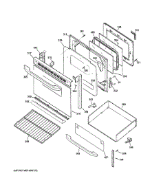 Door & Drawer Parts parts for Hot Point Electric Range RB780RH1SS from AppliancePartsPros.com