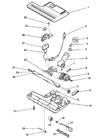 Power Nozzle parts for Electrolux Canister Vacuum 00067 from AppliancePartsPros.com
