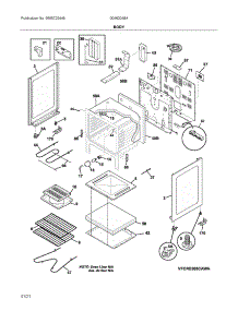 Body parts for Ikea Electric Range 00462048A from AppliancePartsPros.com
