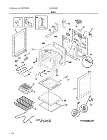 Body parts for Ikea Electric Range 00462048B from AppliancePartsPros.com