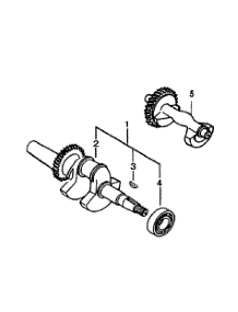 Crankshaft parts for Generac Generator 005939-0 from AppliancePartsPros.com