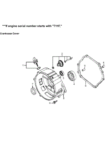 Crankcase Cover parts for Generac Generator 005939-2 from AppliancePartsPros.com