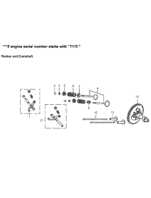 Rocker & Camshaft parts for Generac Generator 005939-2 from AppliancePartsPros.com