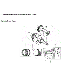 Crankshaft & Piston parts for Generac Generator 005939-2 from AppliancePartsPros.com