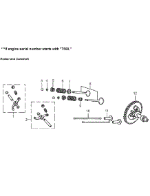 Rocker & Camshaft parts for Generac Generator 005939-2 from AppliancePartsPros.com
