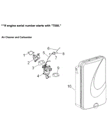 Air Cleaner & Carburetor parts for Generac Generator 005939-2 from AppliancePartsPros.com