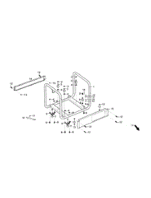 Frame parts for Generac Generator 005939-5 from AppliancePartsPros.com
