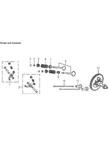 Rocker & Camshaft parts for Generac Generator 005939-6 from AppliancePartsPros.com