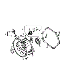 Crankcase Cover parts for Generac Generator 005940-0 from AppliancePartsPros.com