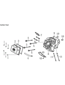 Cylinder Head parts for Generac Generator 005940-2 from AppliancePartsPros.com