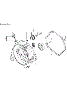 Crankcase Cover parts for Generac Generator 005940-2 from AppliancePartsPros.com